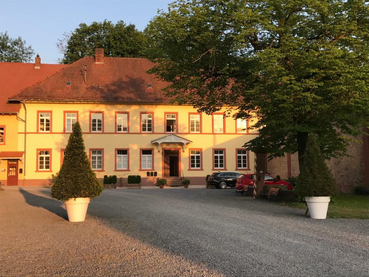 Elegantes Gaesteapartment Verano In Schloss Und Hofgut Langenzell Wiesenbach Exteriér fotografie
